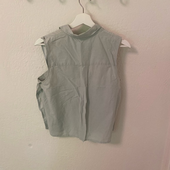 Nanushka tank blouse sage green - Picture 5 of 6